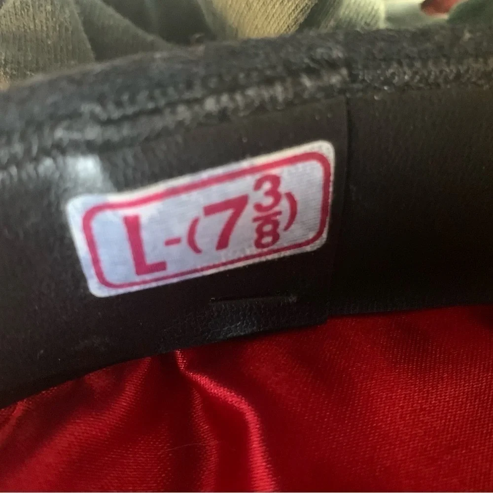 Vintage Greek Fisherman Newsboy Sailor Cap Hat Wool Embroidered Black Size L - Picture 15 of 16